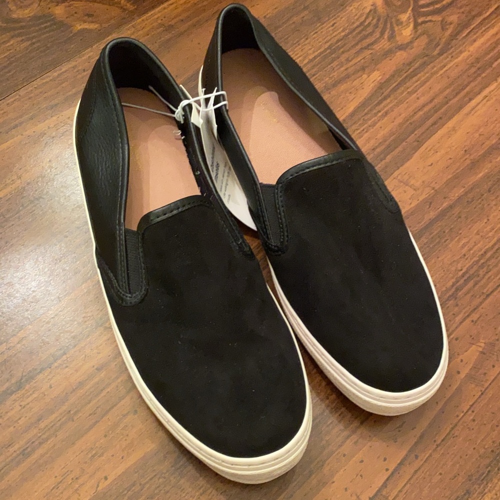 Black Slip On Sneakers
